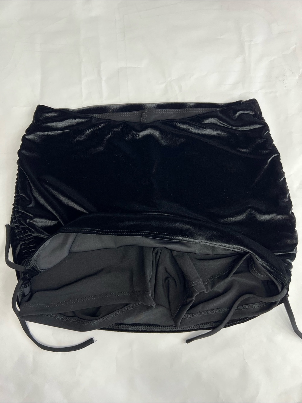 Velvet Mini Skirt - Picture 3 of 6